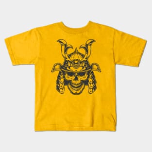 Samurai  Skull Kids T-Shirt